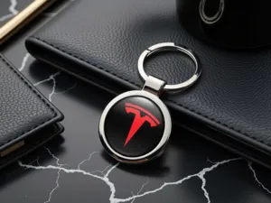 Tesla Sicherheits Schlüsselanhänger Kraftvoll Robust